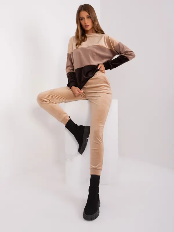 RUE PARIS Set-WN-KMPL-8214.31-beige