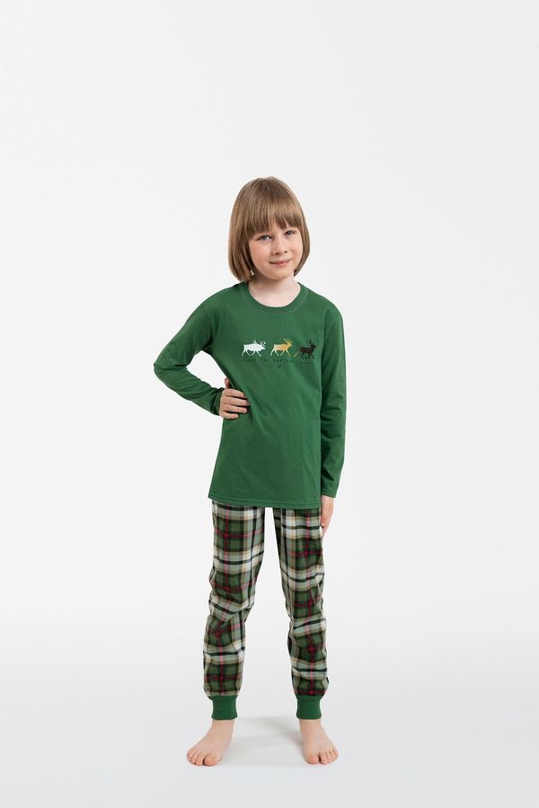 Italian Fashion Seward boys' long sleeves, long legs - green/print