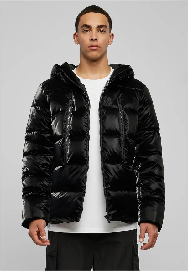 Urban Classics Shark skin Puffer Jacket black