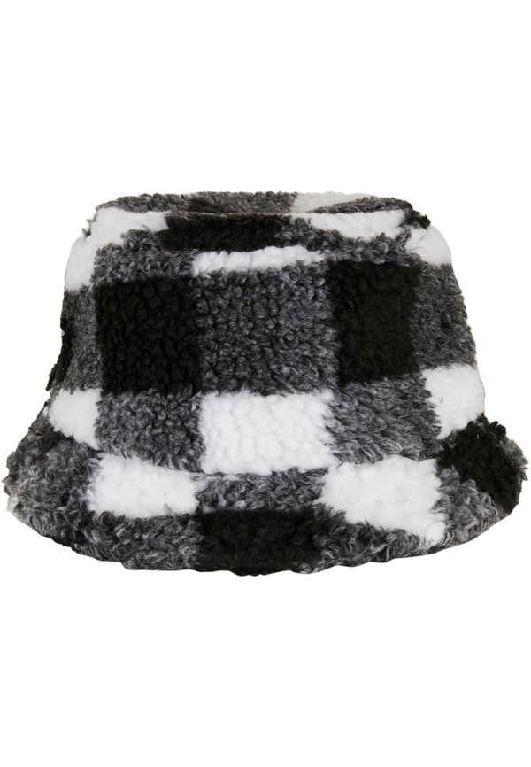 Flexfit Sherpa Check Bucket Hat White/Black