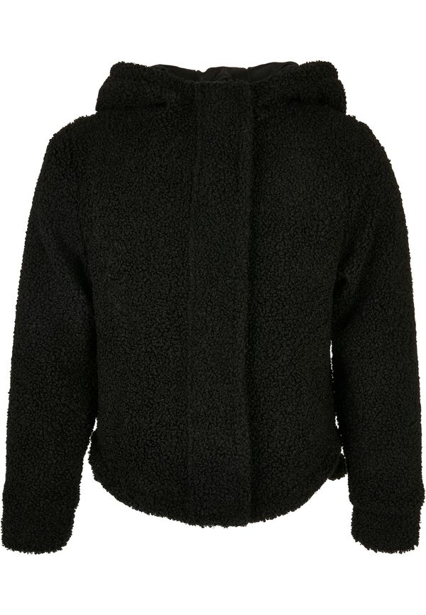 Urban Classics Kids Sherpa Girls' Short Jacket Black