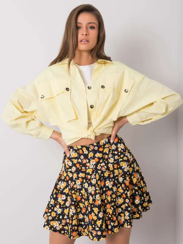 RUE PARIS Shirt-346-KS-027.46-light yellow