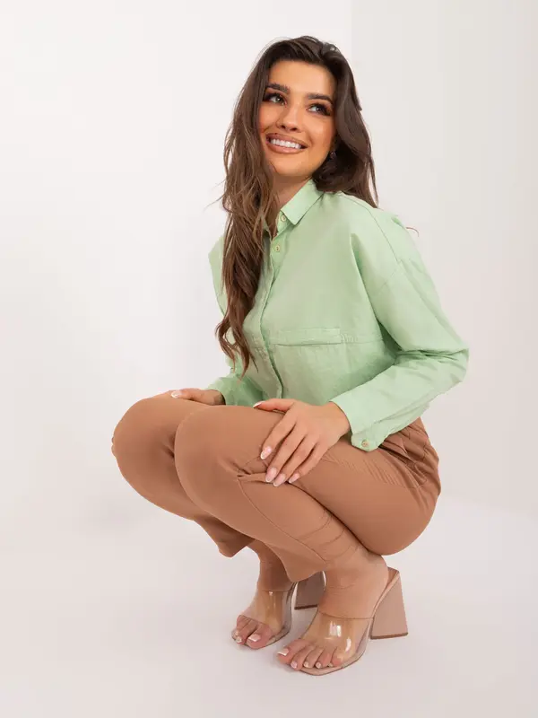 BY POMMES LIFE Shirt-BP-KS-1019.73-Pistachio