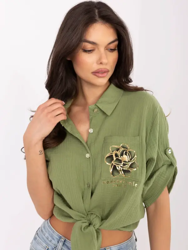 Italy Moda Shirt-DHJ-KS-8595-1.66-khaki