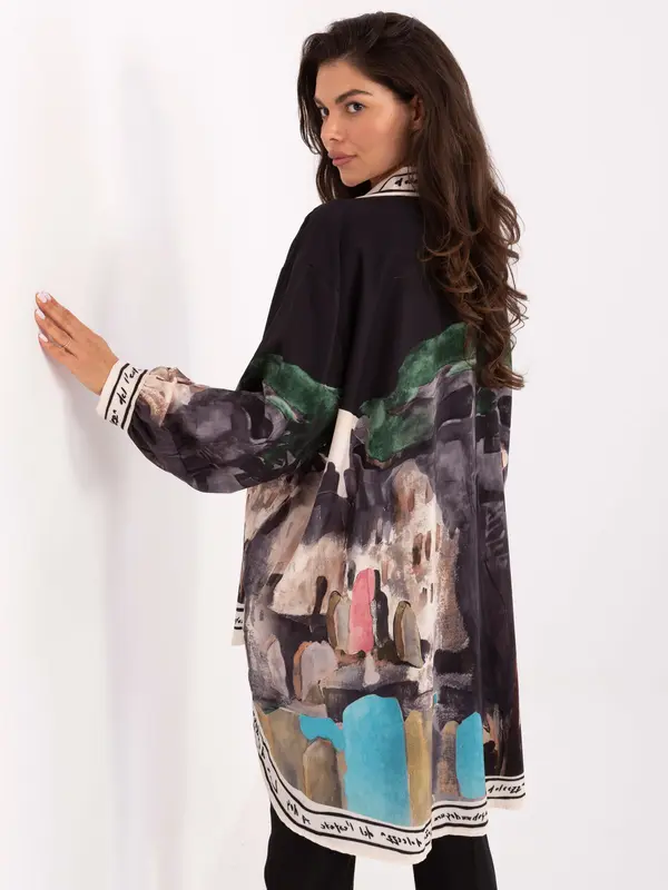 RUE PARIS Shirt-IT-KS-18729.12-black