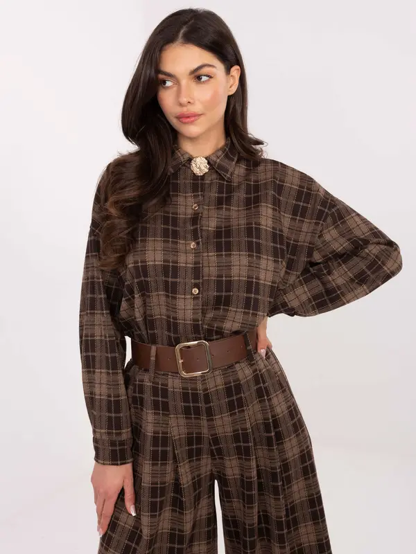 Italy Moda Shirt-IT-KS-21638.02-brown