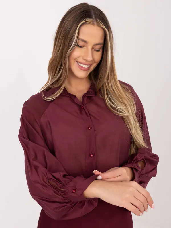 Factory Price Shirt-IT-KS-28979.63-burgundy