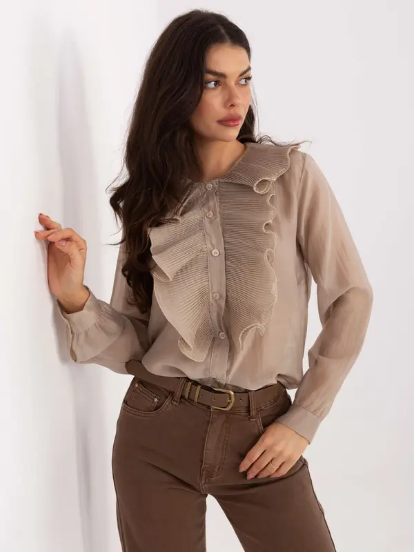 Factory Price Shirt-IT-KS-28990.05P-beige