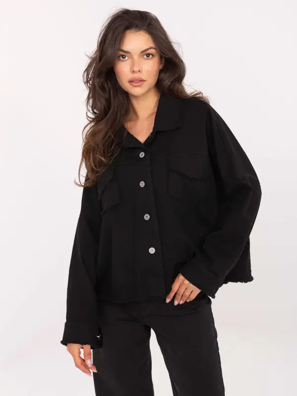 RUE PARIS Shirt-IT-KS-FL5779.87-black