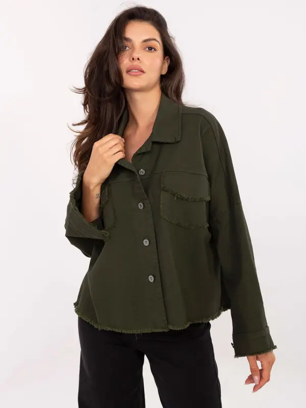 RUE PARIS Shirt-IT-KS-FL5779.87-khaki