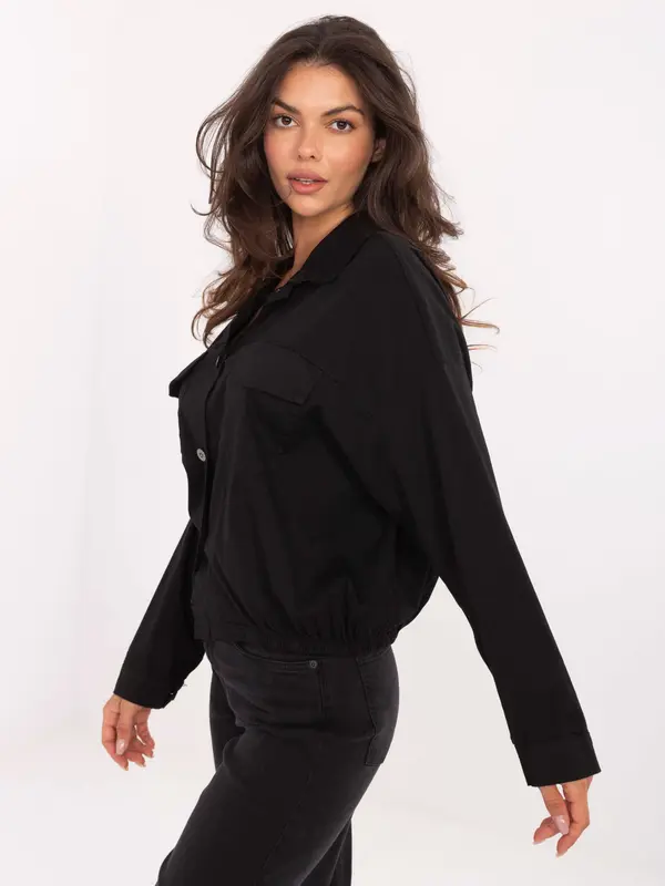 RUE PARIS Shirt-IT-KS-FL9273.86-black