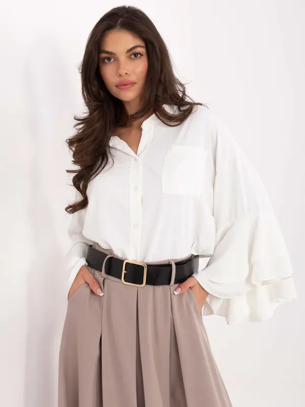 RUE PARIS Shirt-MI-KS-3173.49-ecru