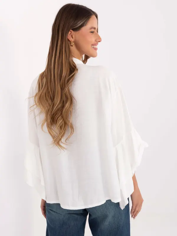 RUE PARIS Shirt-MI-KS-32330.05P-ecru