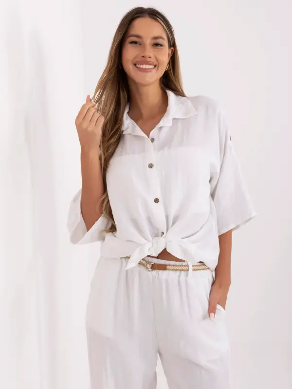 Italy Moda Shirt-MI-KS-6537.74P-white