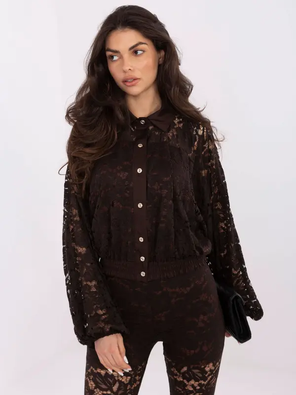 Italy Moda Shirt-MI-KS-C239.78-dark brown