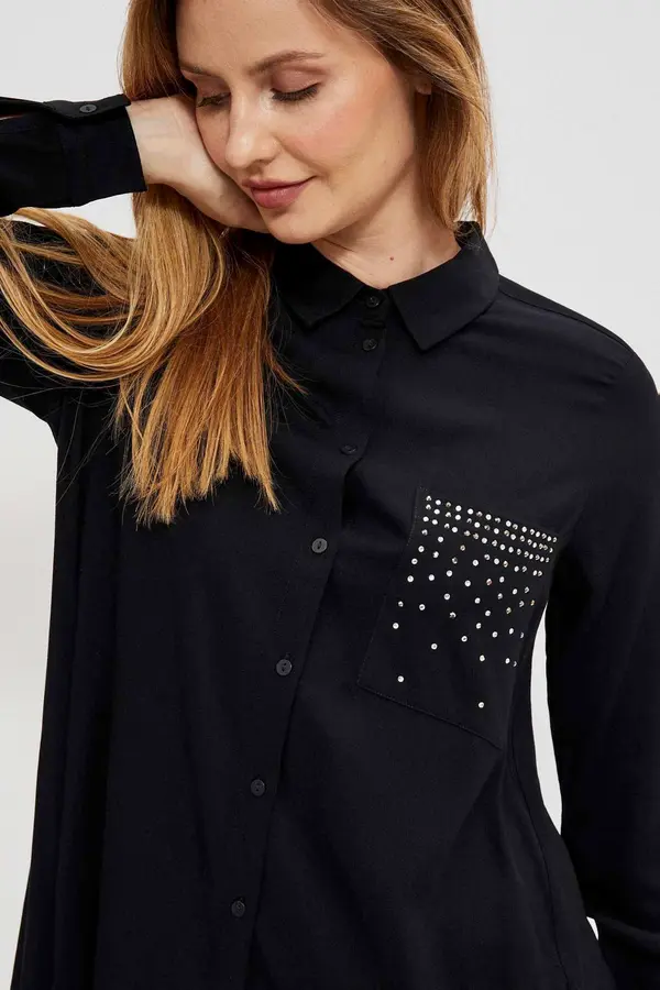 Marisse Shirt with decorative stones