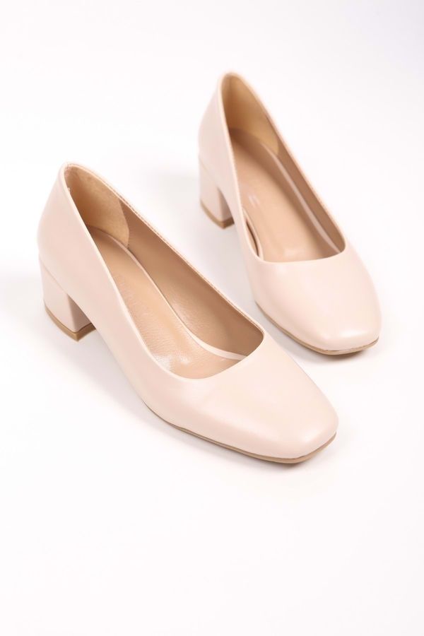 Shoeberry Shoeberry Women's Tria Nude Skin Heels Shoes