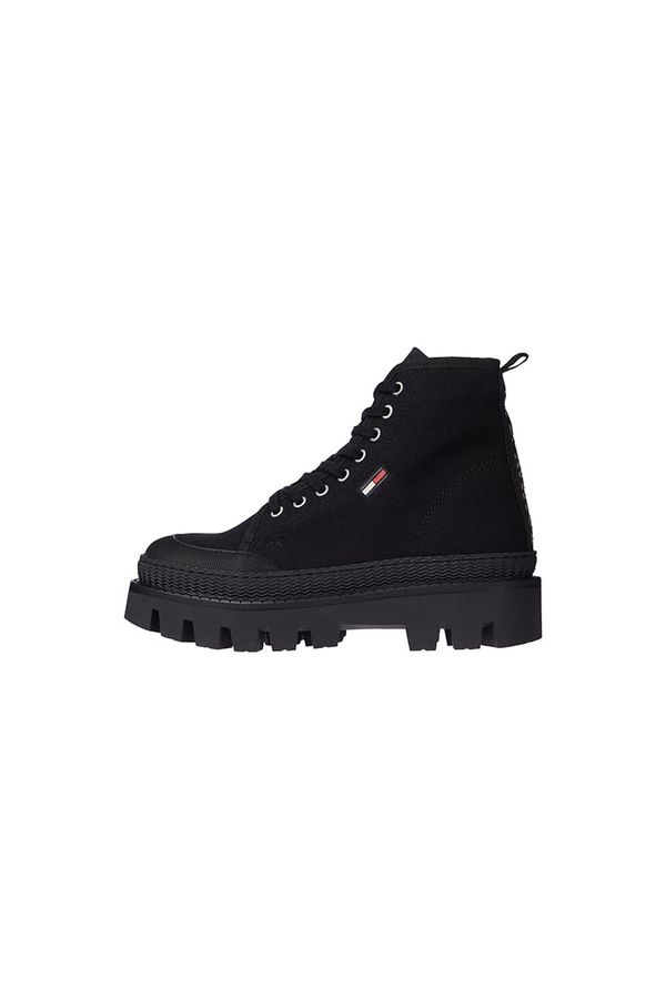 Tommy Hilfiger Shoes - Tommy Jeans TOMMY JEANS FLAT BOOT black