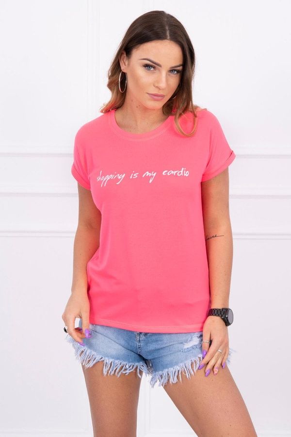 Kesi Shopping blouse is my cardio pink neon