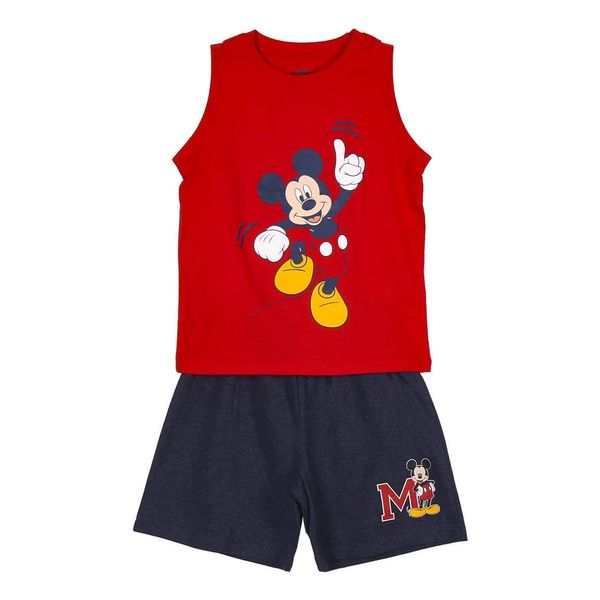 MICKEY SHORT PYJAMAS SINGLE JERSEY SUSPENDERS MICKEY