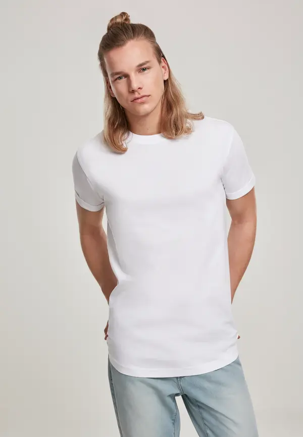 Urban Classics Short T-shirt Turn Up T-shirt white