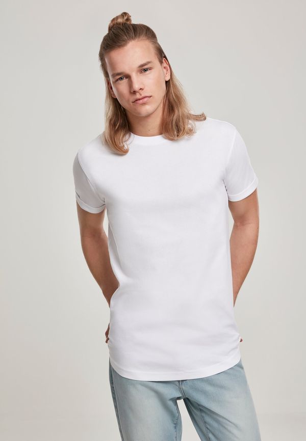 Urban Classics Short T-shirt Turn Up T-shirt white