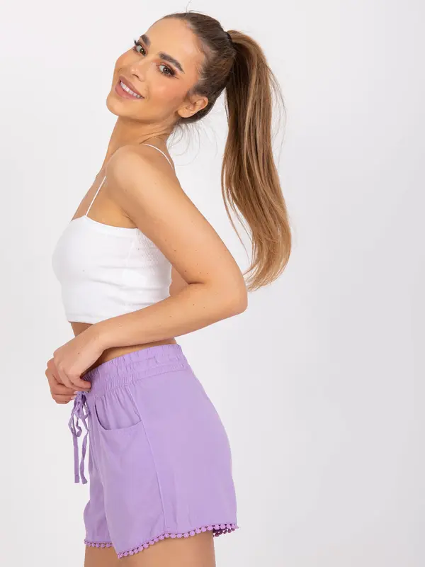 Fresh Made Shorts-D73761M61531KA-light purple