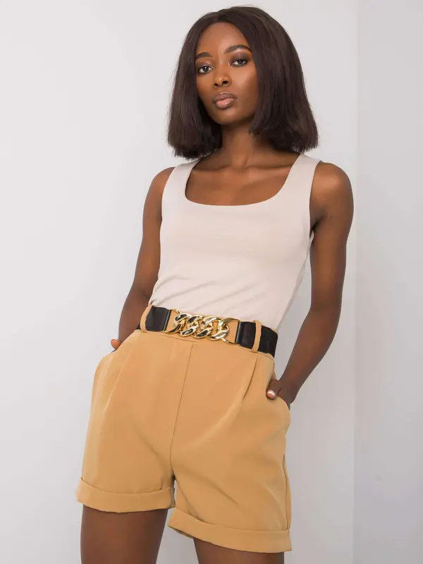 Italy Moda Shorts-DHJ-SN-13186.03P-camel