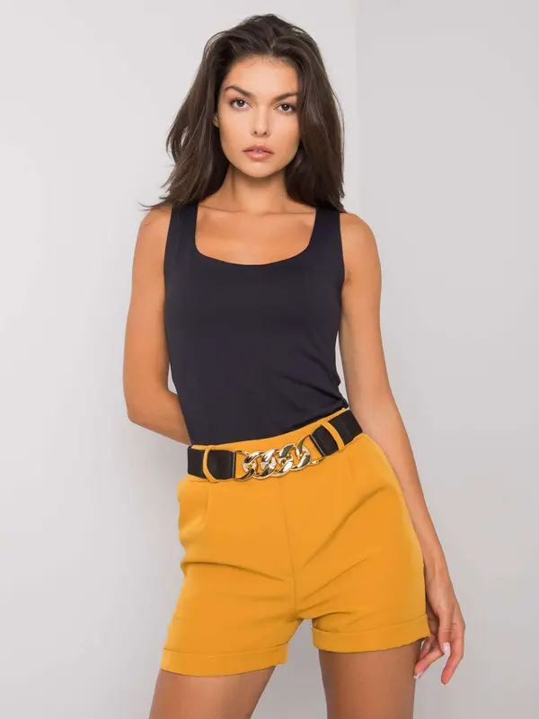 Italy Moda Shorts-DHJ-SN-13186.03P-dark yellow