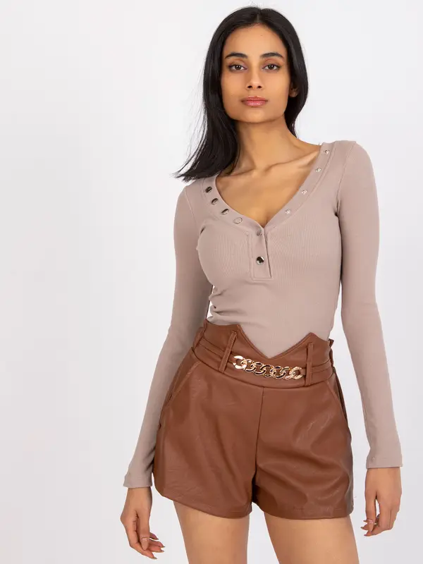 Italy Moda Shorts-DHJ-SN-5060.66P-brown