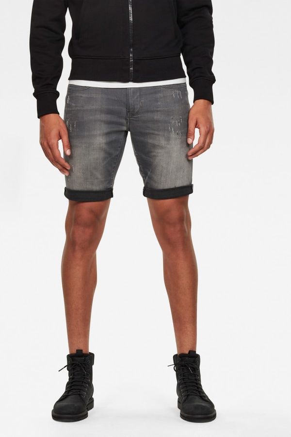 G Star Shorts - G-STAR 3301 Slim 1/2 Grey