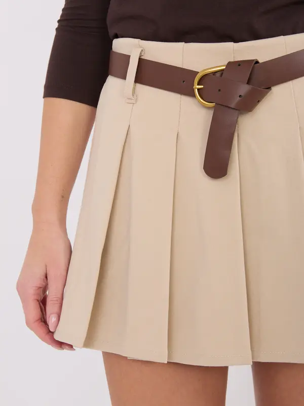 RUE PARIS Shorts-IT-SN-FL8757.52-light beige