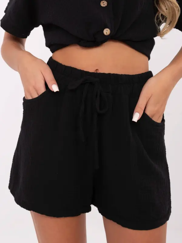 Italy Moda Shorts-MO-SN-9717.95-black