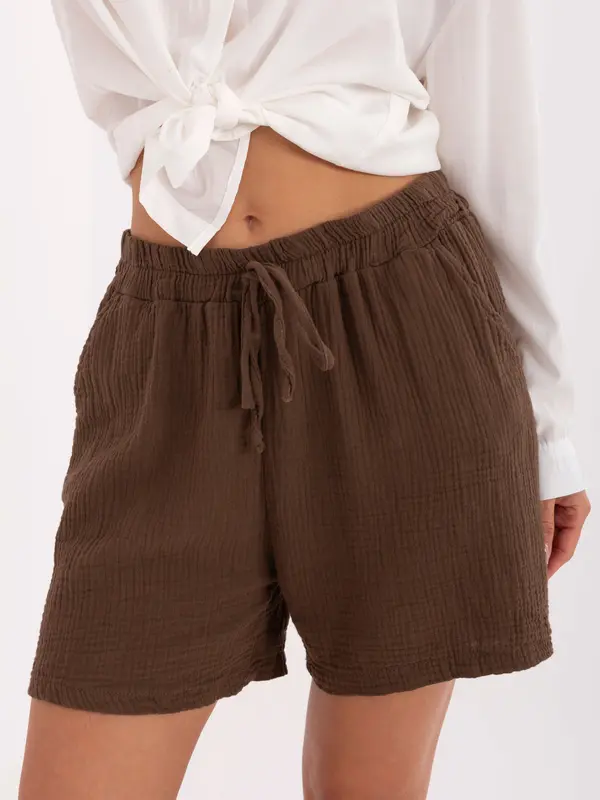Italy Moda Shorts-MO-SN-9717.95-brown