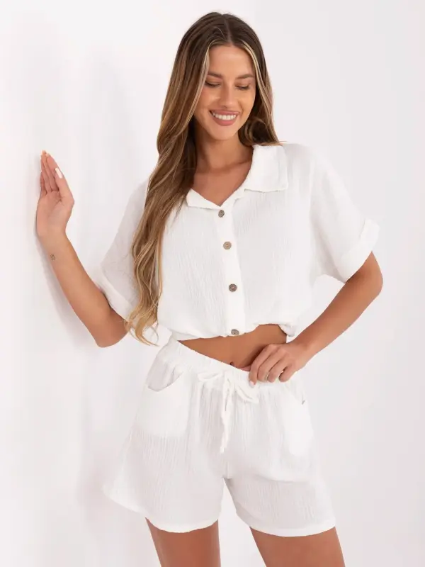 Italy Moda Shorts-MO-SN-ST108.12-white