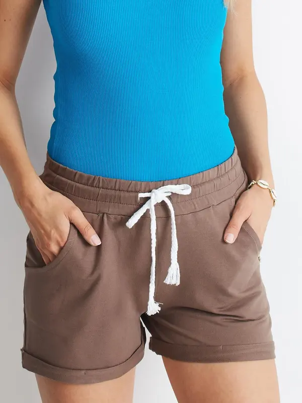 BASIC Feel Good Shorts-RV-SN-4946.67P-brown