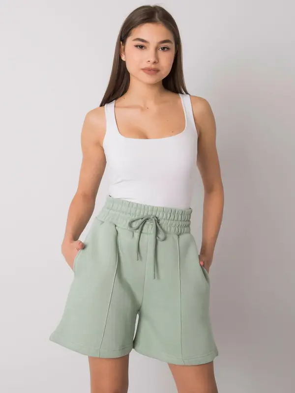 BASIC Feel Good Shorts-RV-SN-6992-1.84-Pistachio