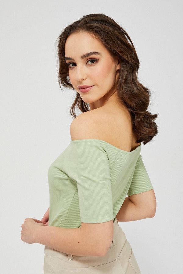 Moodo Shoulder blouse - olive