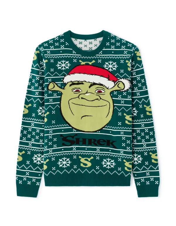 Celio Shrek božični pulover za moške
