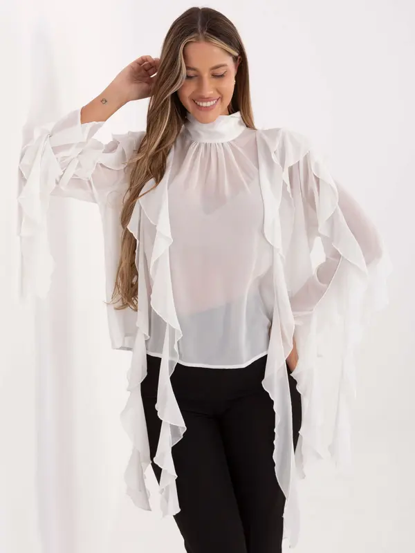 Factory Price Šifonska bluza z volančki