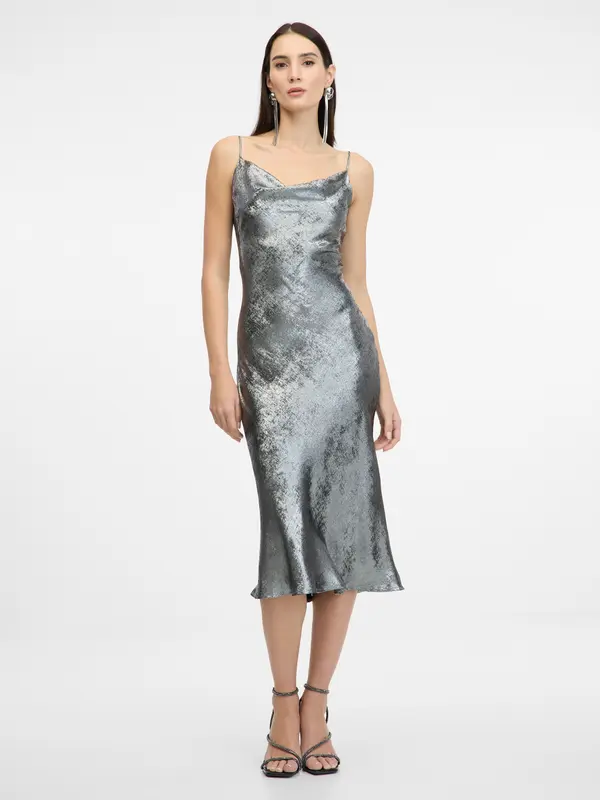 Orsay Silver women's dress with straps ORSAY - Women's