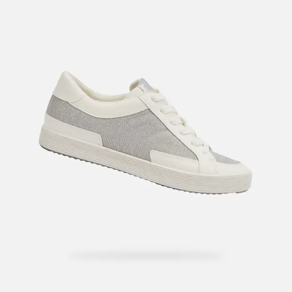 GEOX Silver women's sneakers Geox Blomiee - Women's