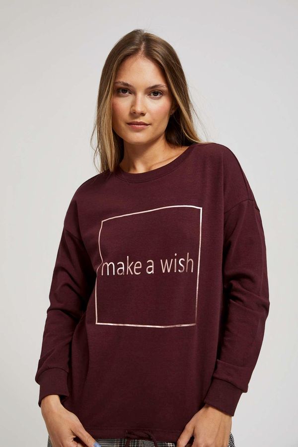 Moodo Simple sweatshirt with print