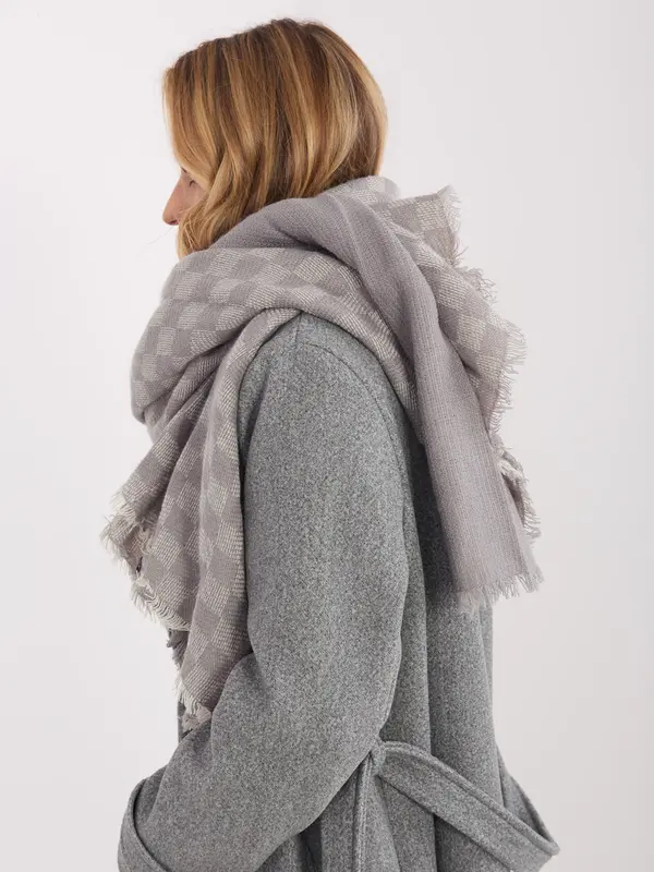 Factory Price Siv šal s karo vzorcem