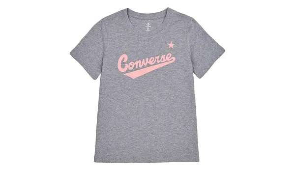 Converse Siva majica Converse Center Front Nova