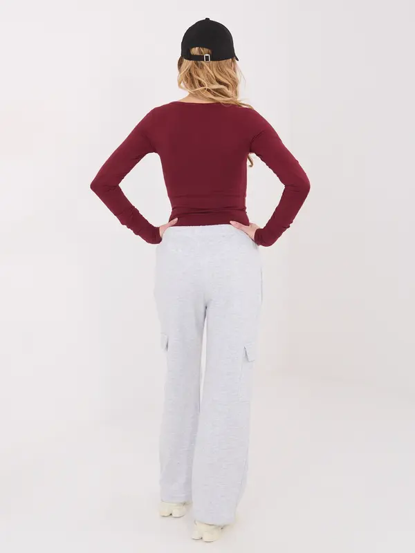 Factory Price Sive hlače z žepi