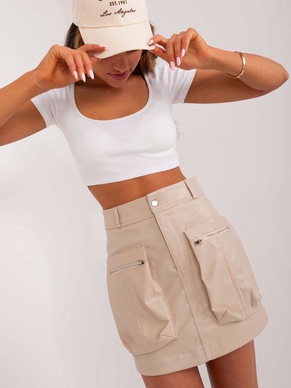 BADU Skirt-BA-SD-2307.69-beige