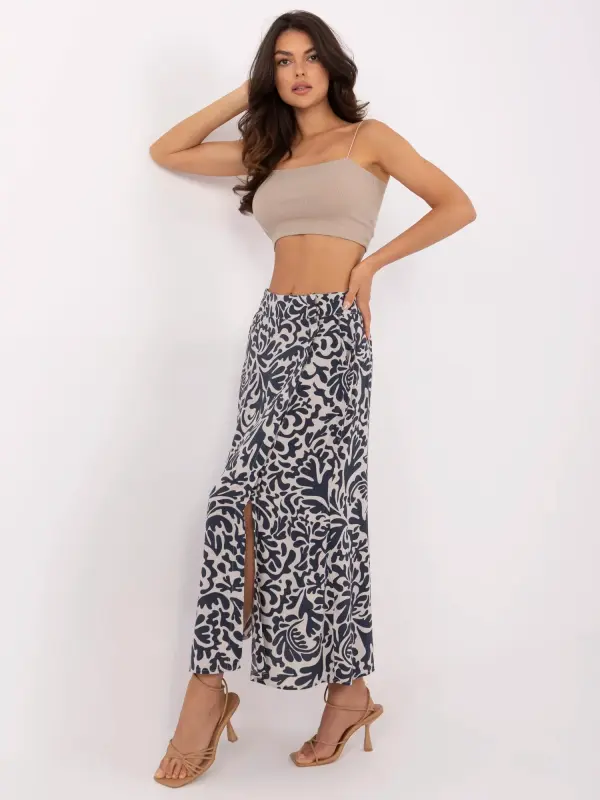 Fresh Made Skirt-D73771M50222B-navy blue