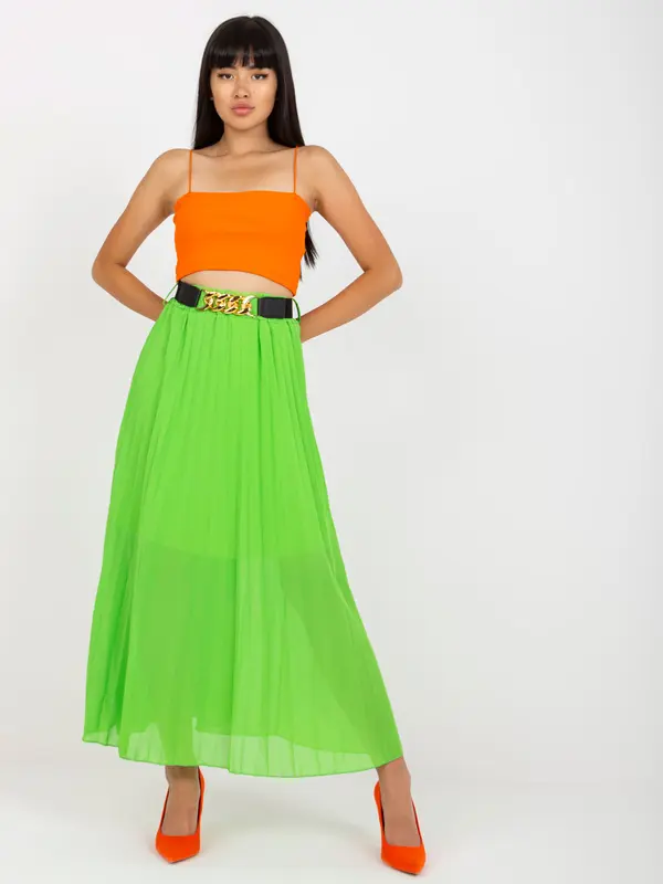 Italy Moda Skirt-DHJ-SD-10620A.42-Light Green