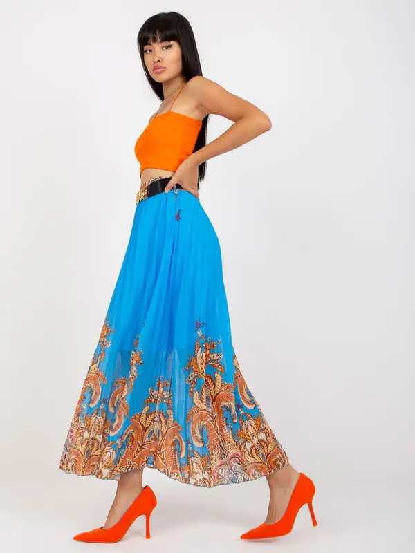 Italy Moda Skirt-DHJ-SD-10620B.43-Blue